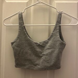 brandy melville grey tank top. one size.